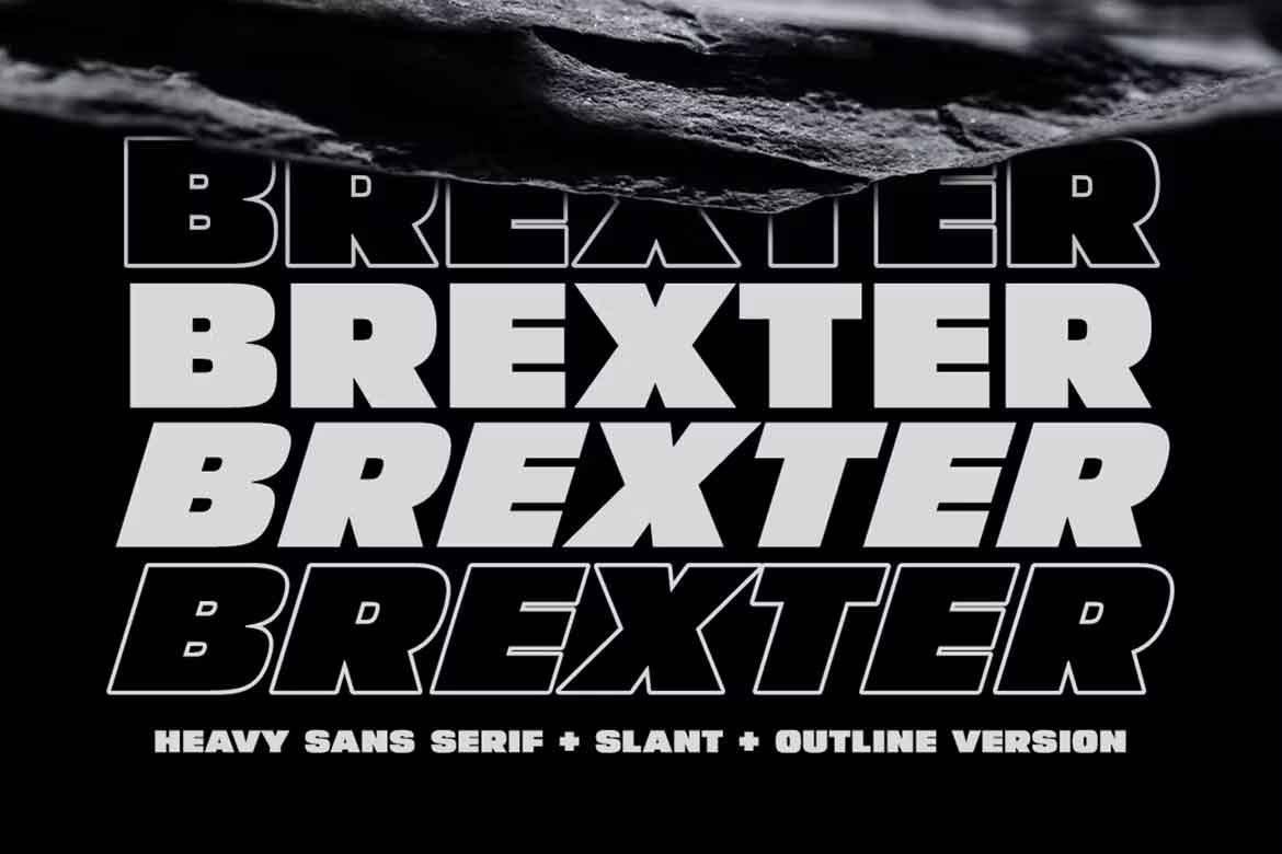 Ejemplo de fuente Brexter #1